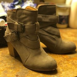 Beige Ankle Booties (Size 8) — Mossimo from Target